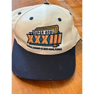 Logo‎ 7 Super Bowl XXXIII Hat The Mirage NFL Football Cap Adjustable